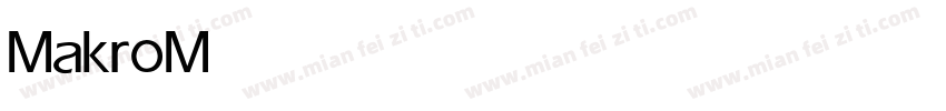 Makro Medium字体转换